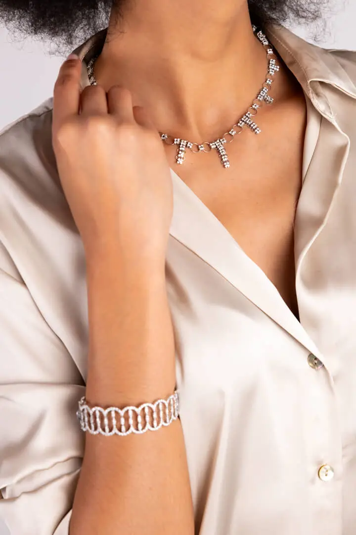 Collier e bracciale eleganti Mille828